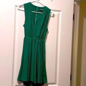 Size 2 green mini dress from Express